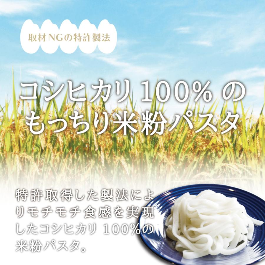  グルテンフリー 米粉パスタ 12個 パッケージなし｜国産 宮城県産 コシヒカリ 米粉 米粉麺