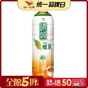 濃韻 日式綠茶 600mlx1入