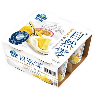 [家速配]福樂自然零熱帶水果優酪100g※實際到貨效期約4天以上