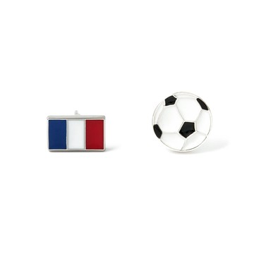 世足足球國旗耳環 / 七國 / Football Game Earring