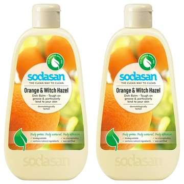 sodasan 蘇達桑 柑橘洗碗精，500ml，有效溶解油漬，德國進口  2瓶