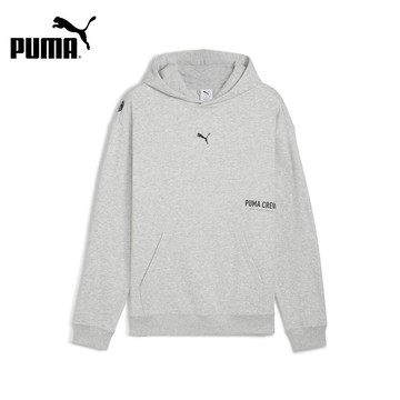 【PUMA】 訓練系列圖樣長厚連帽T恤(M)_男性_52762904__歐規｜官方直營
