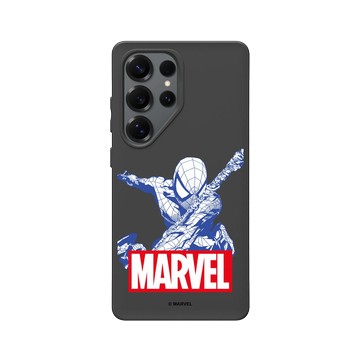Galaxy S25 Ultra SolidSuit 黑 - 迪士尼-漫威 Marvel - 蜘蛛人-漫威Logo版
