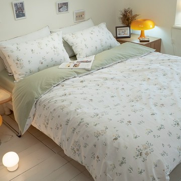 棉床本舖｜小兔仙境 ❱ 40s精梳棉-床包+被套 - S2單人床包+被套組/含枕套\t