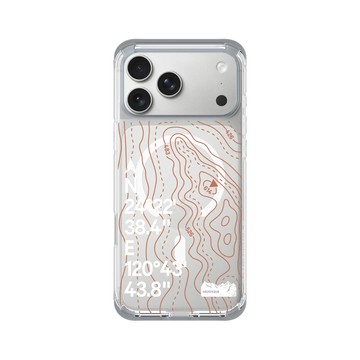 iPhone 17 Pro Max ClearX (MagSafe 兼容) 霜透灰 - Nature Explorers 自然探索指南 - 火炎山