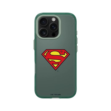 iPhone 16 Pro Clear 憂墨綠 - Superman - Superman-經典LOGO