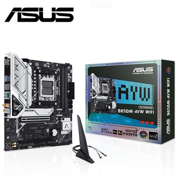 【ASUS 華碩】B650M-AYW WIFI AM5 主機板