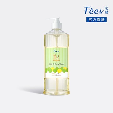 Fees法緻 嬰兒柔護洗髮沐浴精-香蘋600ml