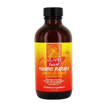Jamaican Black Castor Oil Mango Papaya 4Oz by Island Twist