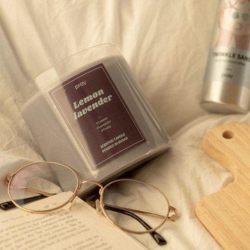 韓國 PRAY 經典天然大豆蠟燭 L 檸檬薰衣草 480g