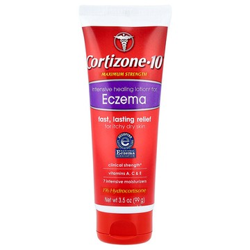 Cortizone 10, 溼疹優效修復乳液，特強型，3.5 盎司（99 克）