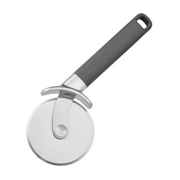 KitchenAid 美國 披薩輪刀(岩灰9cm) / 披薩刀 PIZZA刀 滾輪刀 可機洗 洗碗機可洗