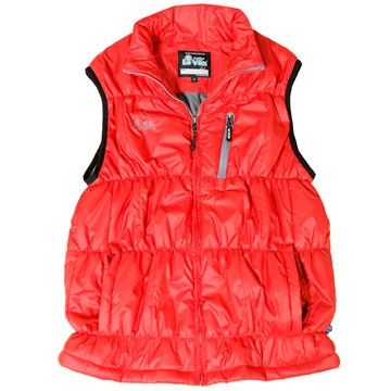 LV5342 LeVon男竹炭背心/防潑抗污/保暖輕柔/竹炭鋪棉/收納口袋(深橘)