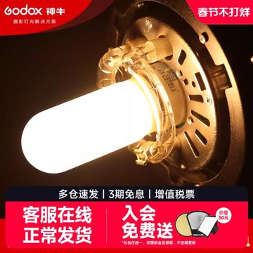 godox神牛250W閃光燈造型燈泡JDD燈泡攝影燈 影室燈E27螺紋通用型黃光