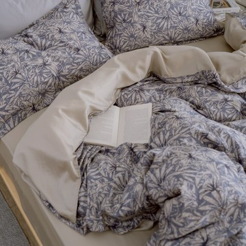 翔仔居家 60支天絲 薄被套 / 鋪棉兩用被套【Flora】單人 雙人 萊賽爾天絲 天絲被套 兩用被 台灣製