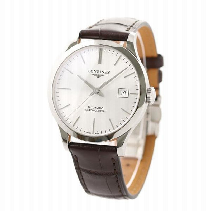 ロンジン 腕時計 レコード 39mm 自動巻き メンズ L2.820.4.72.2