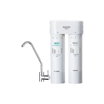 【SAKURA 櫻花】P0681 快捷高效淨水器-雙管軟水過濾型 (全台安裝)
