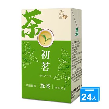 波蜜靠茶初茗綠茶250ml x 24【愛買】