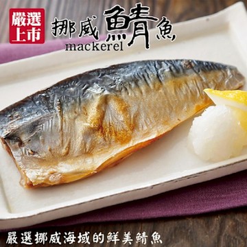【鮮海漁村】嚴選挪威薄鹽鯖魚10片組