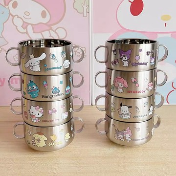 （無蓋子）卡通 316不鏽鋼 兒童碗 可愛 造型 安全 餐碗【AA-009】2F