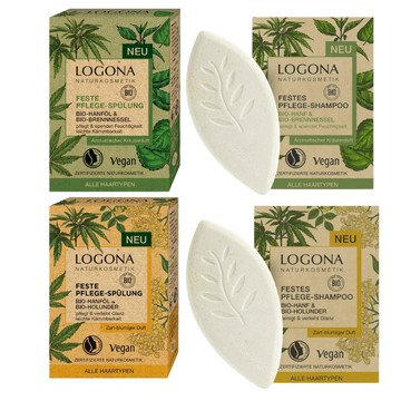 德國 LOGONA 諾格那 洗髮皂 護髮皂 接骨木漿果/蕁麻草本 60g 清潔 柔順 光澤 附發票現貨 全館499超取免運｜滿額領券最高現折$200｜換季推薦⚡美的三次方 春季香氛 【心心哈德】