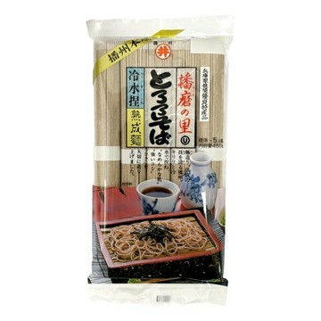 【江戶物語】東亞食品工業 播磨之里 蕎麥麵 450g 5束入 熟成麵 播州本場 山藥蕎麥麵 生麵條 冷麵 日本原裝進口