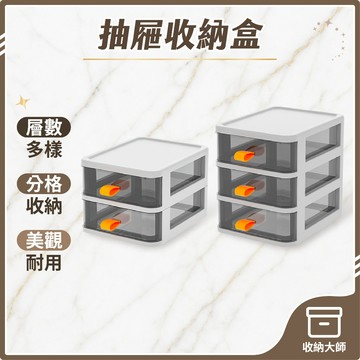 台灣現貨 抽屜收納盒 多層桌上抽屜收納盒 桌上收納 文具收納 小抽屜 抽屜盒 桌面抽屜收納盒  收納大師