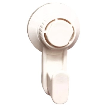 真空吸盤收納掛勾 Set 3個 ABS+PVC材質 承重約3公斤  白色