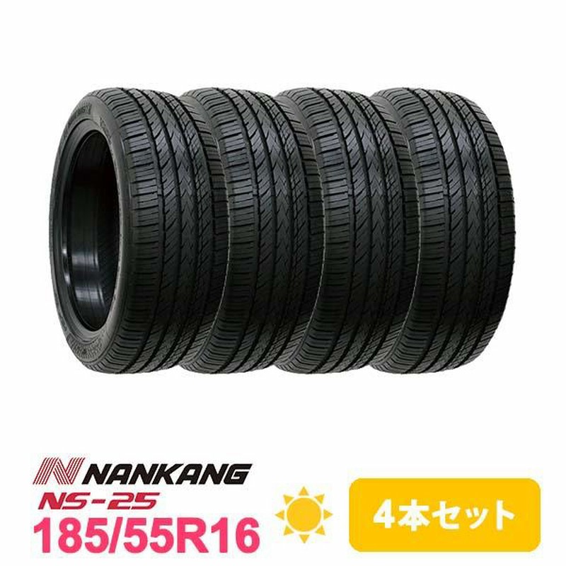 4本セット 185/55R16 タイヤ サマータイヤ NANKANG ナンカン NS-25 