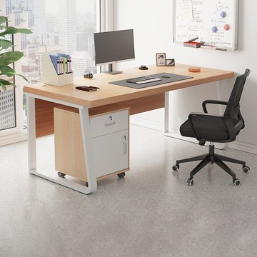 ??快速出貨 可開發票 辦公桌簡約現代家用桌子工作臺電腦桌臺式書桌辦公室單人桌椅組合