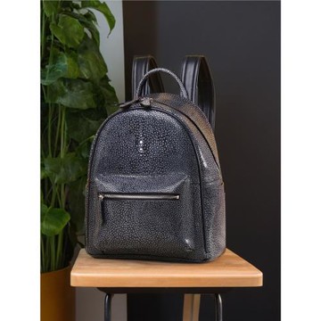 輕奢珍珠魚皮雙肩包女正品高級質感時尚百搭大容量奢侈品旅行背包