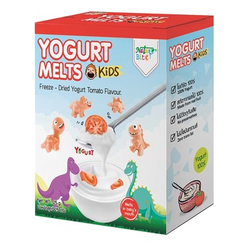 Nature Bite 恐龍濃濃優格塊 12M+ 天然番茄口味 入口即化 寶寶健康零食  25g  1盒