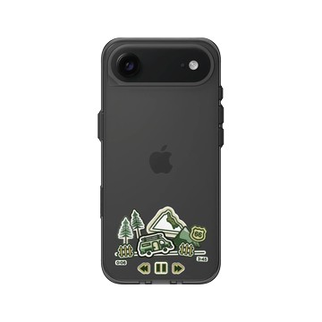 iPhone Air Clear (相機按鈕) 酷墨灰 - Nature Explorers 自然探索指南 - 露營車出動