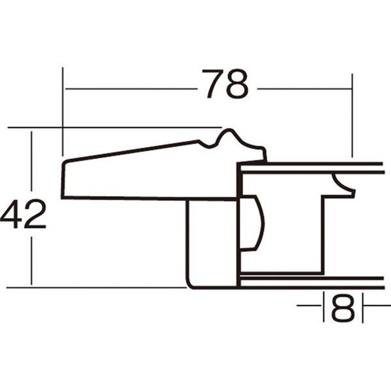 シンプル仕様 油絵額縁/油彩額縁 〔F10 チーク〕木製(代引不可) | LINE