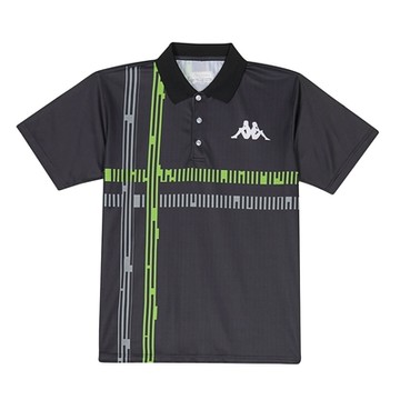 KAPPA 義大利 時尚型男POLO短袖衫 黑 331D5BW005