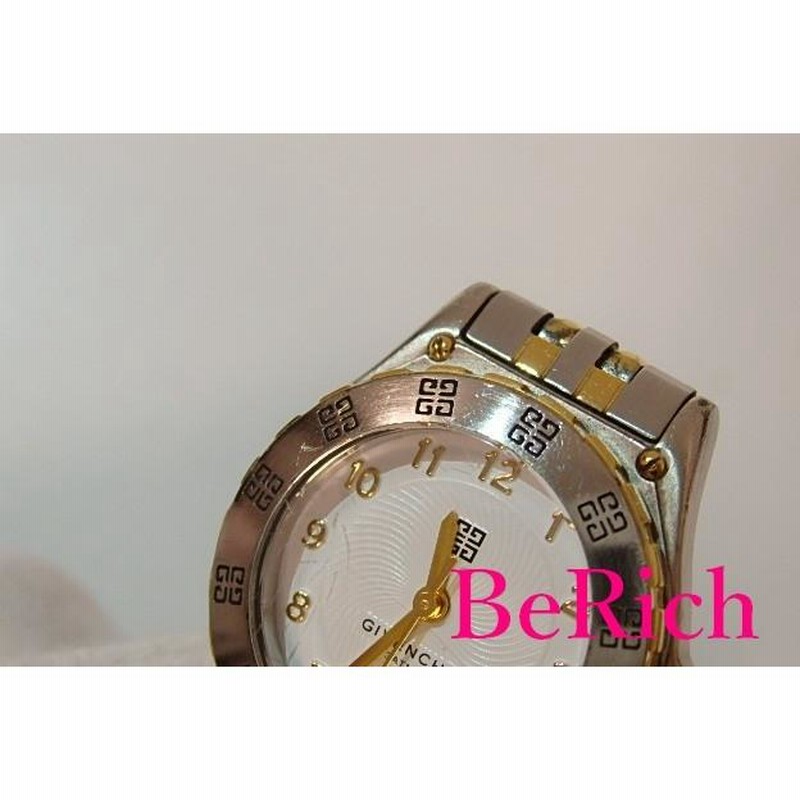 ジバンシィ GIVENCHY LIFE レディース 腕時計 ラウンド 白 ホワイト  