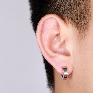 台灣出貨 耳扣款 鈦鋼耳環 耳環 耳針 扣式耳環 非夾式耳環 耳釘 耳洞 飾品 配件 新潮 嘻哈風 生日禮物 滿額免運