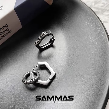 SAMMAS🔥耳環 個性圖騰耳環 潮流 時尚 耳扣 小眾設計 ins 個性 耳飾 高級感 耳環 耳圈 耳針 創意 百搭