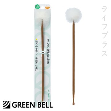 +QQ附鵝絨毛竹製耳扒-QQ-604-2入組