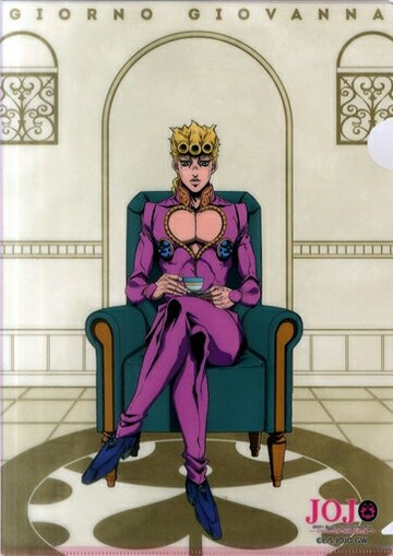 佐諾·喬巴亞娜A4文件夾JOJO的奇妙冒險第五部黃金之風in J-WORLD TOKYO