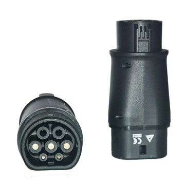 【 限時促銷】特斯拉轉接頭type1【J1772轉CCS2轉接頭】美標J1772充電樁轉TYPE2特斯拉沃爾沃t