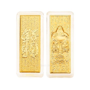 關聖帝君-神明金條發財金1g