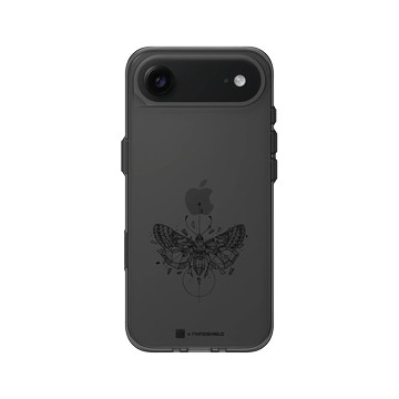 iPhone Air Clear (相機按鈕) 酷墨灰 - Kerby Rosanes - 蛾 - 黑