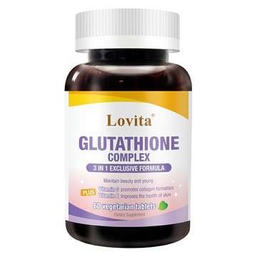 Lovita愛維他 穀胱甘肽250mg複方素食錠60錠(GSH,維他命C,硒)
