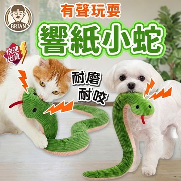 響紙小蛇玩具【布萊恩👨🏻隔日到貨】響紙毛絨玩具 磨牙玩具 貓玩具 仿真小蛇玩具 狗玩具 貓咪互動玩具 寵物用品