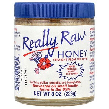 Really Raw Honey, 未加工蜂蜜，8 盎司（226 克）