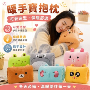 暖手寶抱枕辦公室午睡可愛女生暖手插手卡通靠墊手捂禮品 創意造型抱枕 冬天保暖抱枕 靠枕 可愛抱枕 可愛靠枕 辦公室靠墊