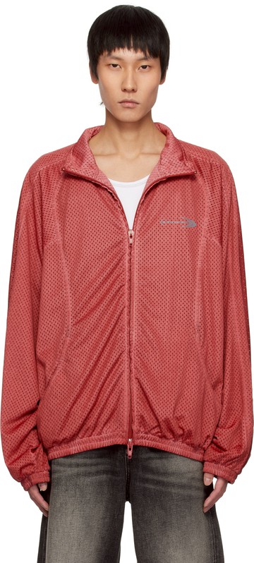 Alexander Wang 红色 Perforated Mesh 运动夹克