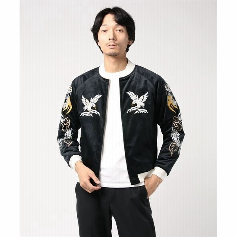 スカジャン Houston ベルベット スカジャン 通販 Lineポイント最大0 5 Get Lineショッピング