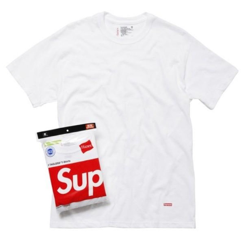 シュプリーム Supreme × US Hanes ヘインズ ボックスロゴ Tシャツ 3枚